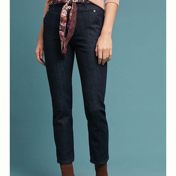 Anthropologie High-Rise Slim Straight Jeans - Picture 7 of 7